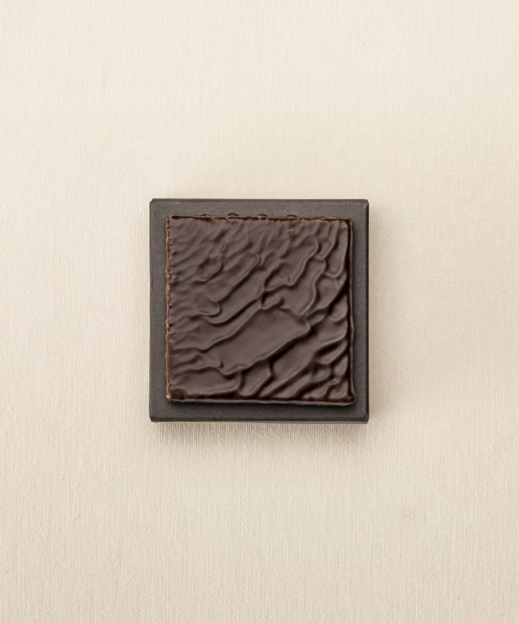 Sablé breton enrobé de chocolat noir