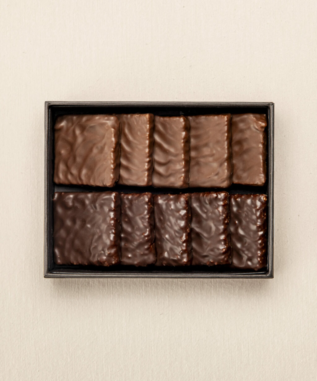Coffret de 10 Sablés bretons - chocolat noir et lait