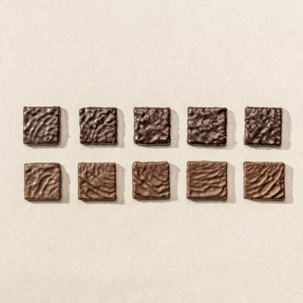 Coffret de 10 Sablés bretons - chocolat noir et lait