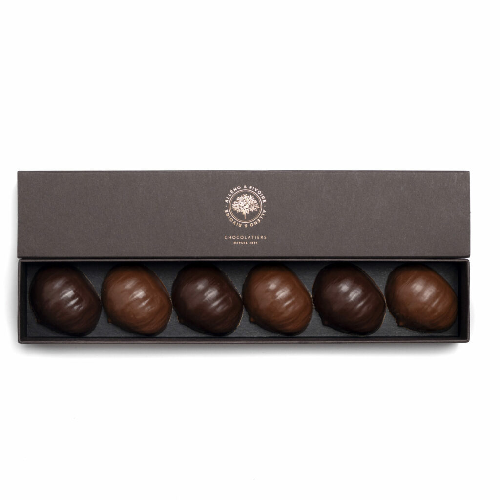 Coffret de 6 Marrons Chauds - LAIT