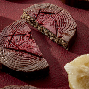 Alternative view of Coeur de Bouleau - Riz soufflé et Yuzu