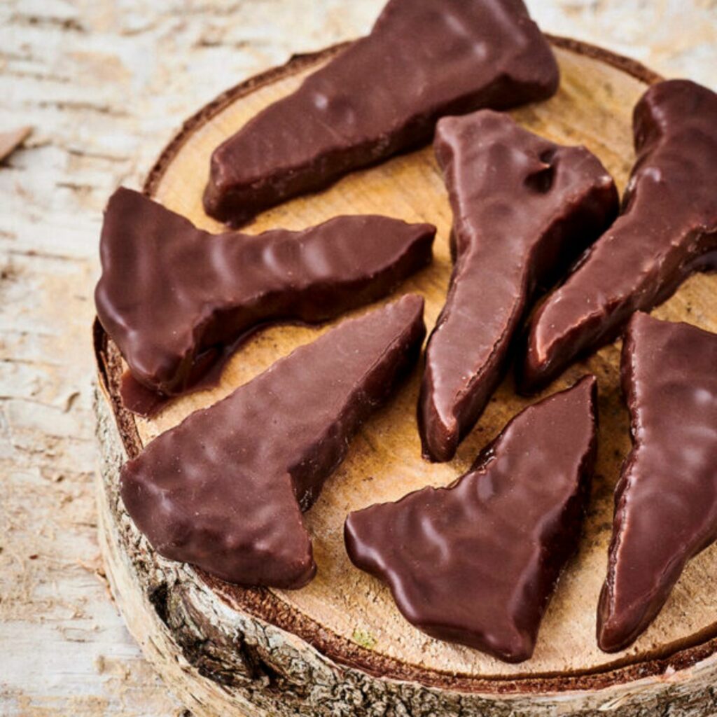 Alternative view of Confit d'ananas chocolaté
