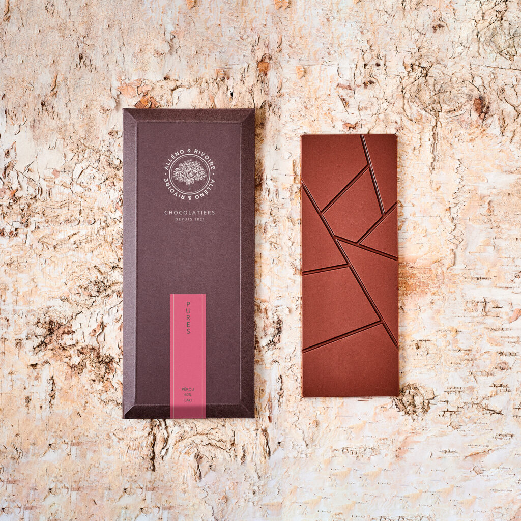 Tablette Pérou 45% - chocolat au lait